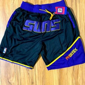 NWT Just Don Phoenix Suns Basketball Shorts